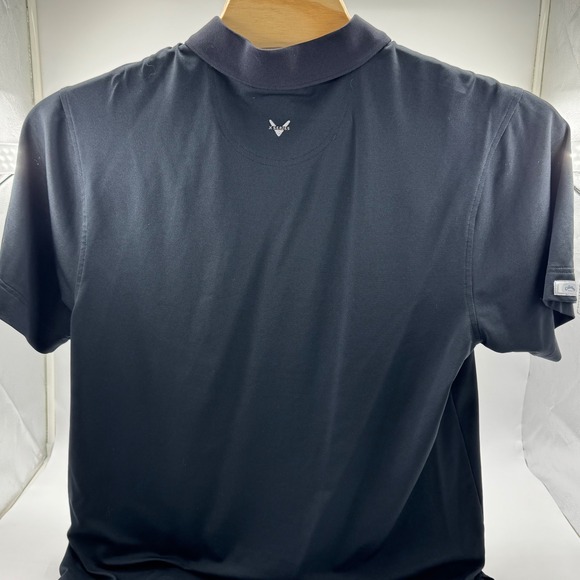 Callaway Mens Classic Golf Black Polo Shirt Large Breathable Performance‎ - Picture 4 of 11